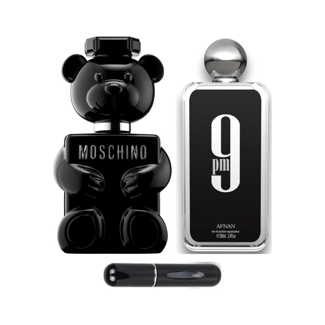 PERFUMES 9 PM+TOYBOY+PERFUMERO